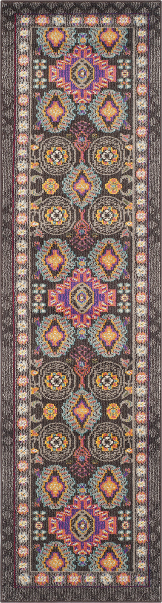 Safavieh Monaco MNC240B Brown/Multi Area Rug 