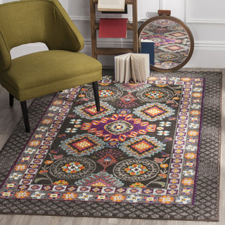 Safavieh Monaco MNC240B Brown/Multi Area Rug  Feature