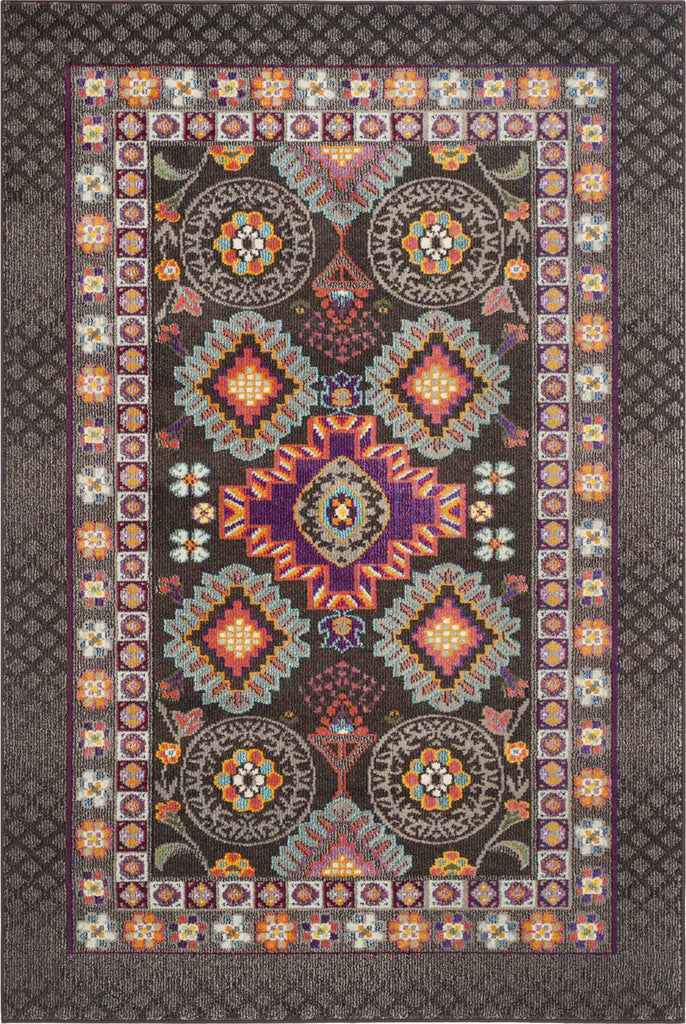 Safavieh Monaco MNC240B Brown/Multi Area Rug main image