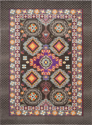 Safavieh Monaco MNC240B Brown/Multi Area Rug 