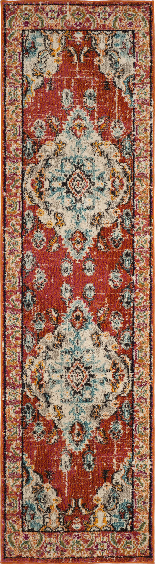 Safavieh Monaco MNC243H Orange/Light Blue Area Rug 