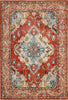 Safavieh Monaco MNC243H Orange/Light Blue Area Rug main image