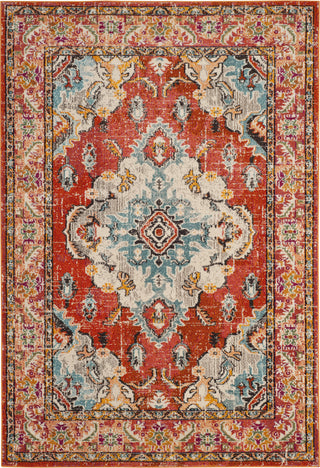 Safavieh Monaco MNC243H Orange/Light Blue Area Rug main image