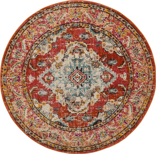 Safavieh Monaco MNC243H Orange/Light Blue Area Rug 