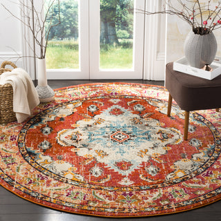 Safavieh Monaco MNC243H Orange/Light Blue Area Rug 