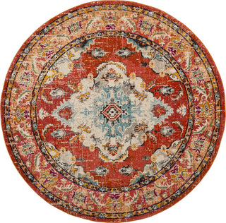 Safavieh Monaco MNC243H Orange/Light Blue Area Rug 