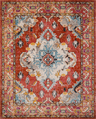 Safavieh Monaco MNC243H Orange/Light Blue Area Rug 