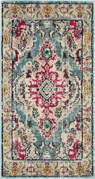 Safavieh Monaco MNC243J Light Blue/Fuchsia Area Rug 