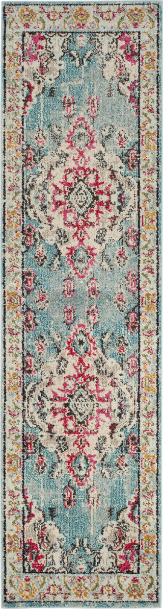 Safavieh Monaco MNC243J Light Blue/Fuchsia Area Rug 