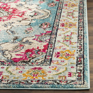 Safavieh Monaco MNC243J Light Blue/Fuchsia Area Rug 