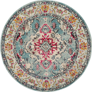 Safavieh Monaco MNC243J Light Blue/Fuchsia Area Rug 