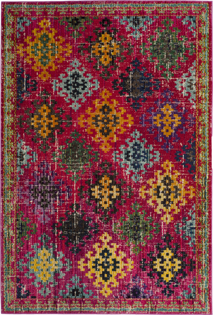 Safavieh Monaco MNC244D Fuchsia/Multi Area Rug main image