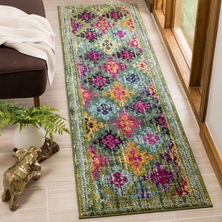 Safavieh Monaco MNC244G Green/Multi Area Rug 