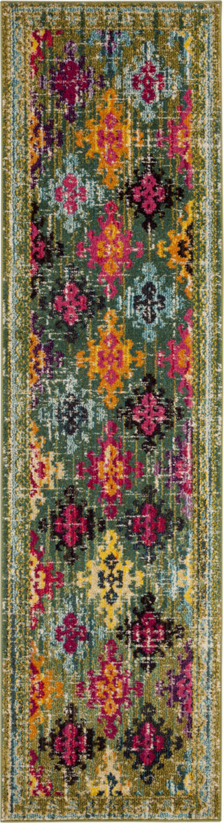 Safavieh Monaco MNC244G Green/Multi Area Rug 