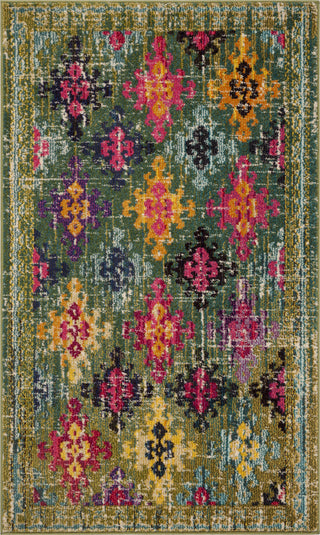 Safavieh Monaco MNC244G Green/Multi Area Rug 