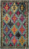 Safavieh Monaco MNC244N Blue/Multi Area Rug 