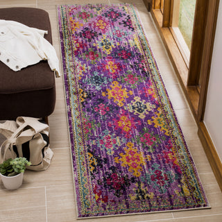 Safavieh Monaco MNC244P Purple/Multi Area Rug  Feature