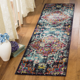 Safavieh Monaco MNC252J Blue/Fuchsia Area Rug  Feature