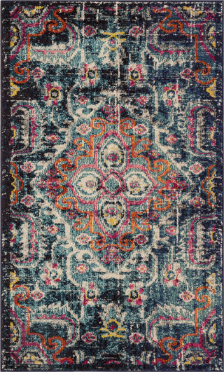 Safavieh Monaco MNC252J Blue/Fuchsia Area Rug 