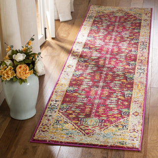 Safavieh Monaco MNC256R Fuchsia/Light Grey Area Rug Lifestyle Image