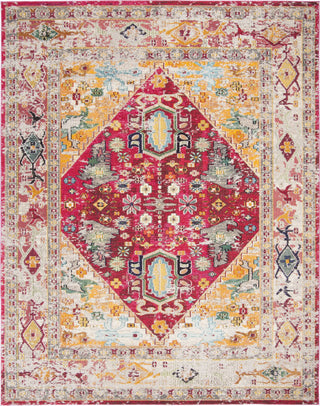 Safavieh Monaco MNC256R Fuchsia/Light Grey Area Rug Main Image