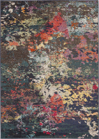 Safavieh Monaco MNC260T Brown/Teal Area Rug 4' Image