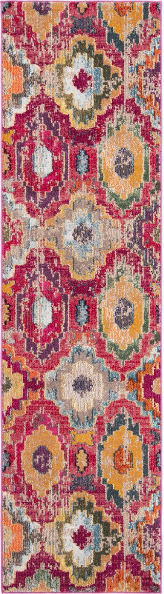 Safavieh Monaco MNC265Q Red/Blue Area Rug Runner Image