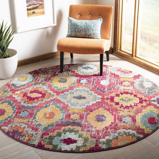 Safavieh Monaco MNC265Q Red/Blue Area Rug Lifestyle Image Feature