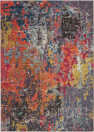 Safavieh Monaco MNC266M Blue/Orange Area Rug 4' Image