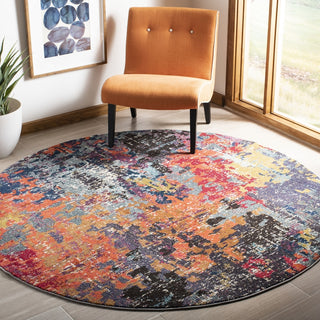 Safavieh Monaco MNC266M Blue/Orange Area Rug Lifestyle Image