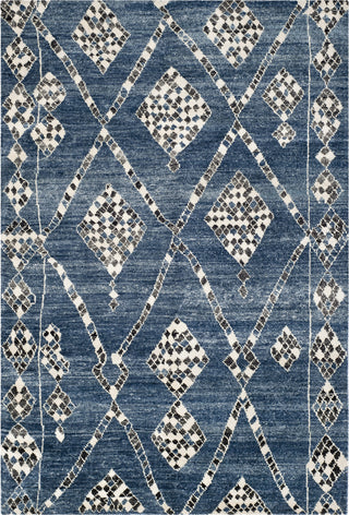 Safavieh Moroccan MOR553 Blue/Black Area Rug main image