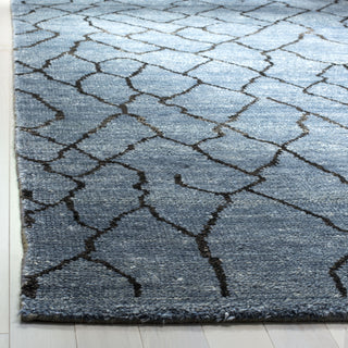 Safavieh Moroccan MOR555 Blue/Black Area Rug Detail