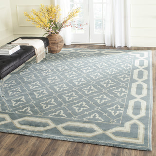 Safavieh Mosaic MOS163 Blue/Beige Area Rug Room Scene Feature