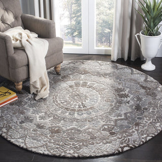 Safavieh Marquee 110 Grey/Ivory Area Rug Room Scene