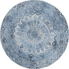 Safavieh Marquee 110 Blue/Ivory Area Rug Round