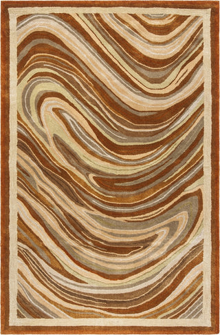 Safavieh Martha Stewart Marble Swirl Oct Leaf Red Area Rug Main