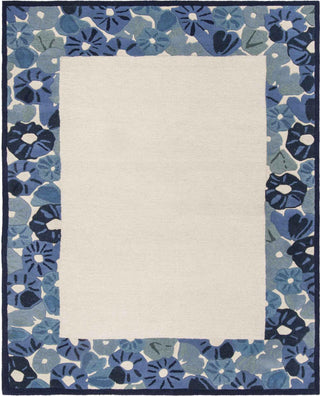 Safavieh Martha Stewart Poppy Border Azurite Blue Area Rug Main