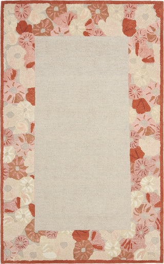 Safavieh Martha Stewart Poppy Border Cayenne Red Area Rug Main