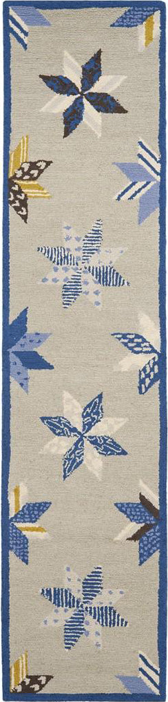 Safavieh Martha Stewart Lemoyne Star Azurite Blue Area Rug 