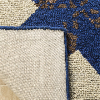 Safavieh Martha Stewart Lemoyne Star Azurite Blue Area Rug Backing