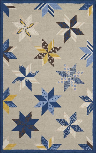 Safavieh Martha Stewart Lemoyne Star Azurite Blue Area Rug Main