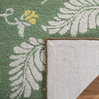 Safavieh Martha Stewart Fern Frolic China Green Mar Area Rug Backing