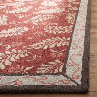 Safavieh Martha Stewart Fern Frolic Saffron Red Area Rug Detail