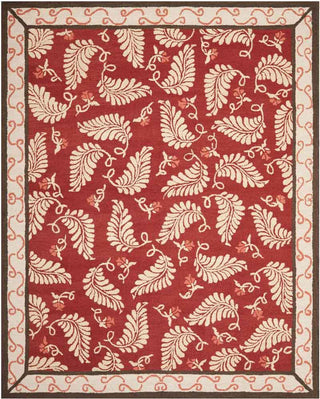 Safavieh Martha Stewart Fern Frolic Saffron Red Area Rug Main