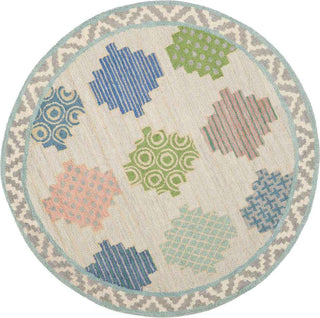 Safavieh Martha Stewart Patchwork Pewter Gray Area Rug Round