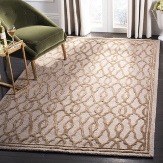 Safavieh Martha Stewart 3822 Brown/Bronze Area Rug Room Scene Feature