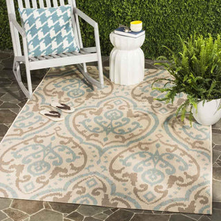 Safavieh Martha Stewart MSR4114 Beige/Aqua Area Rug Lifestyle Image