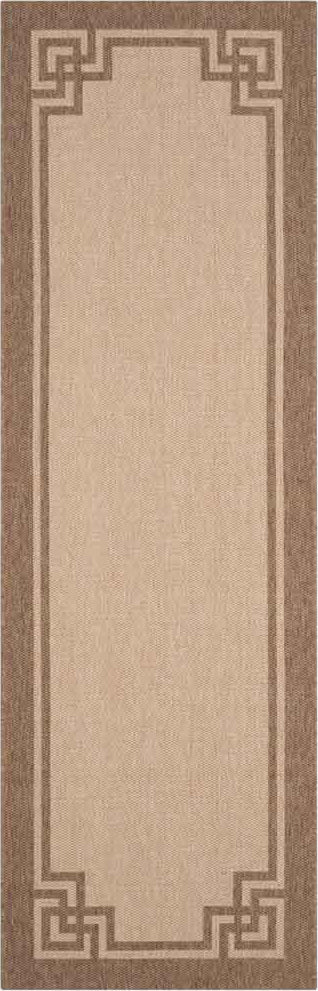 Safavieh Martha Stewart MSR4122K Beige/Dark Beig Area Rug Runner Image