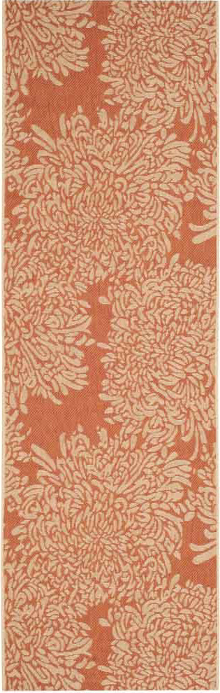 Safavieh Martha Stewart MSR4125A Terracotta/Beige Area Rug Runner Image