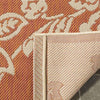 Safavieh Martha Stewart MSR4182 Terracotta/Beige Area Rug Backing Image